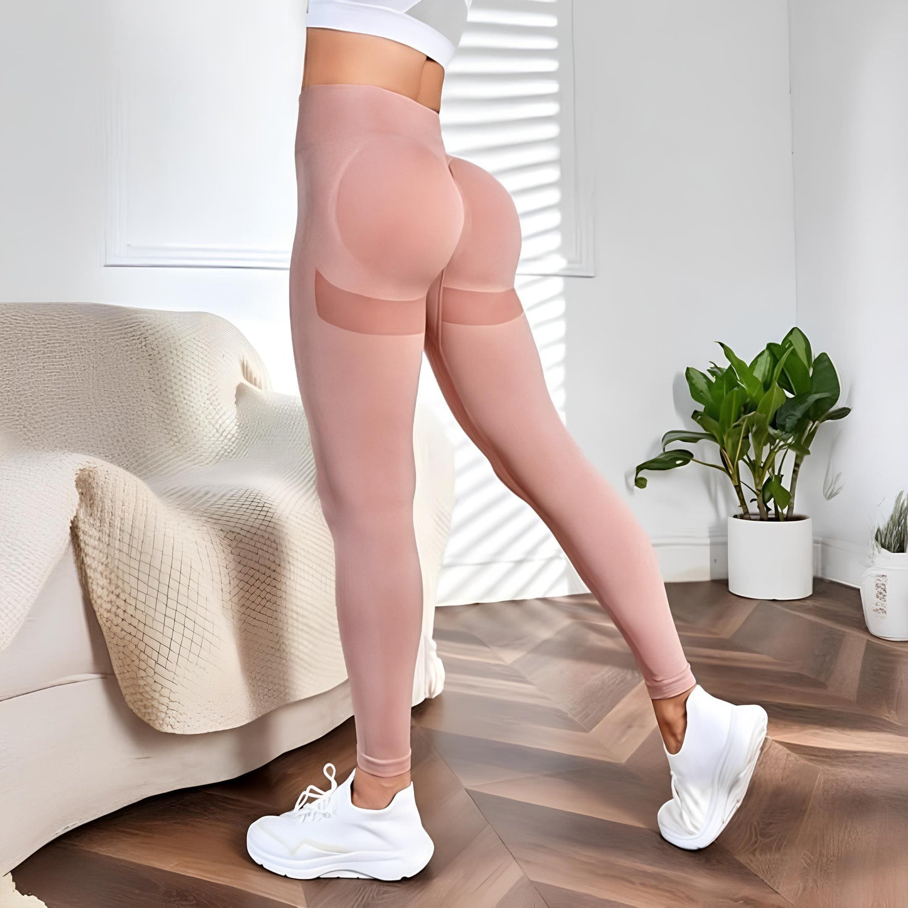 Calça Legging Sem Costura de Alta Elasticidade Summer